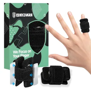 2Pcs Pinky Splint, Ajustable 2 Metal Bar Trigger Finger Splint, Universal Finger Brace Fit for Men and Women