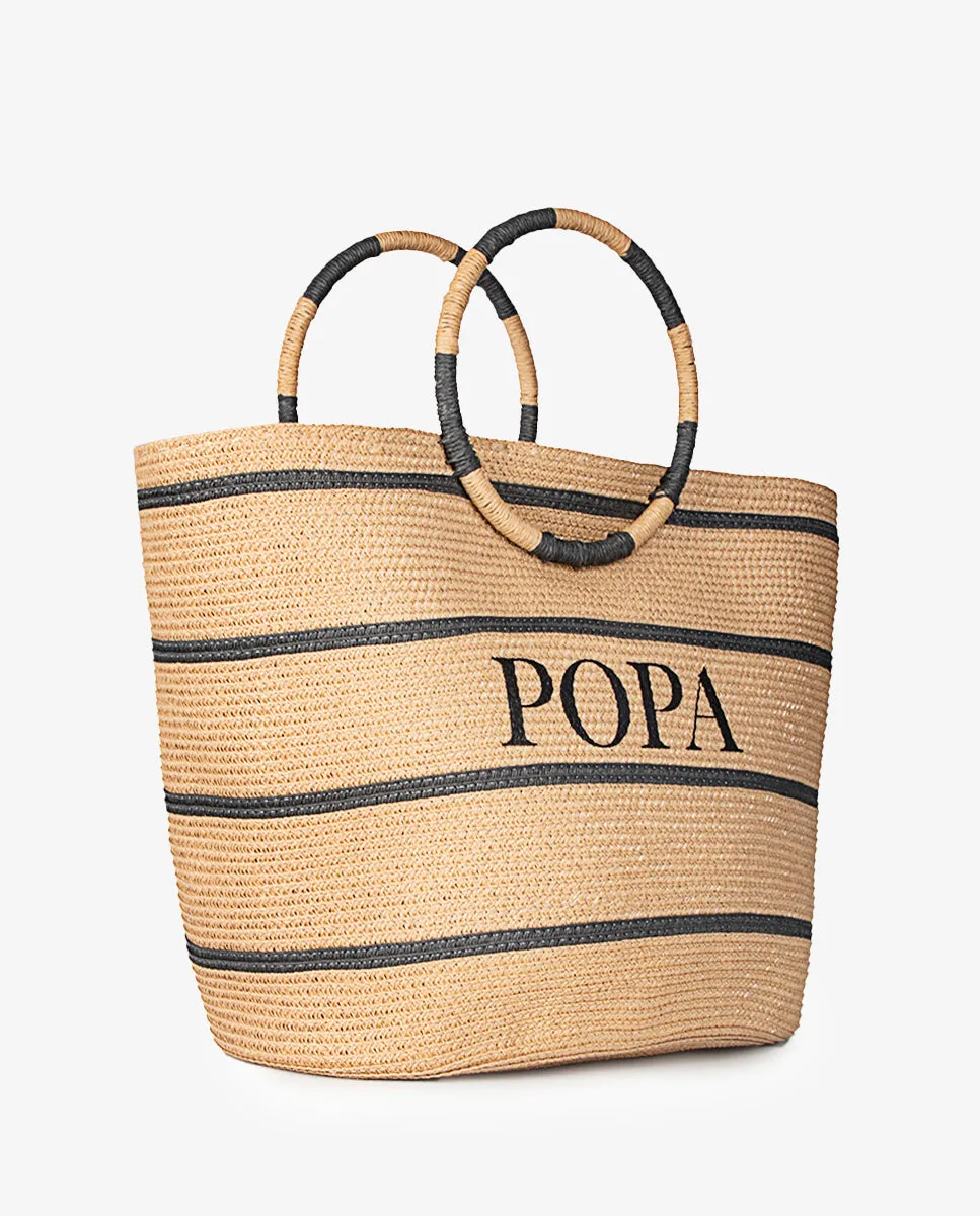 Bolso Romina Camel y Negro