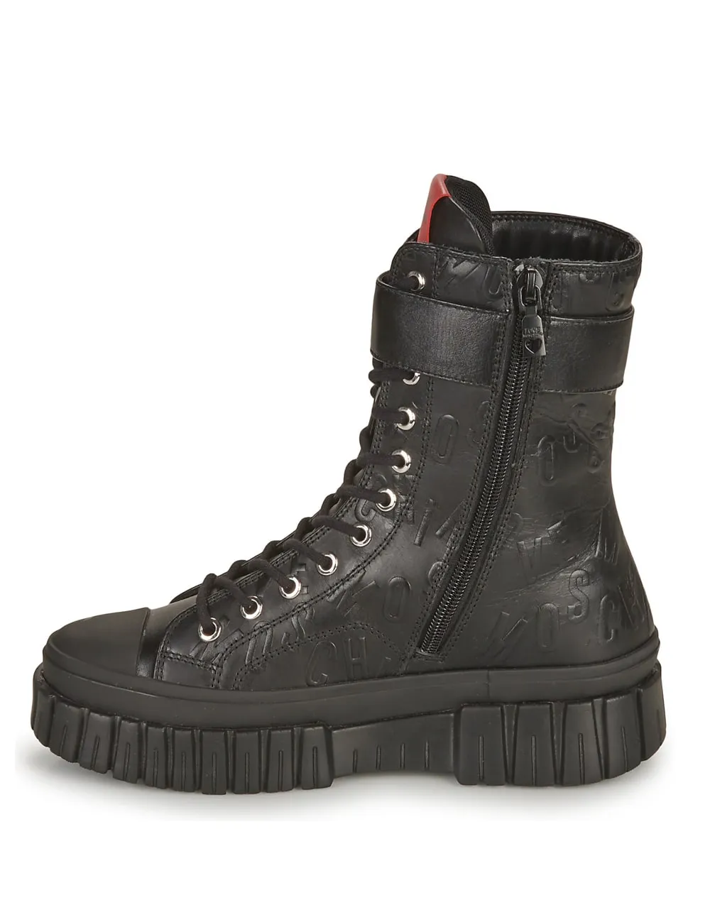 Botas Love Moschino Lovely Love Negras Mujer