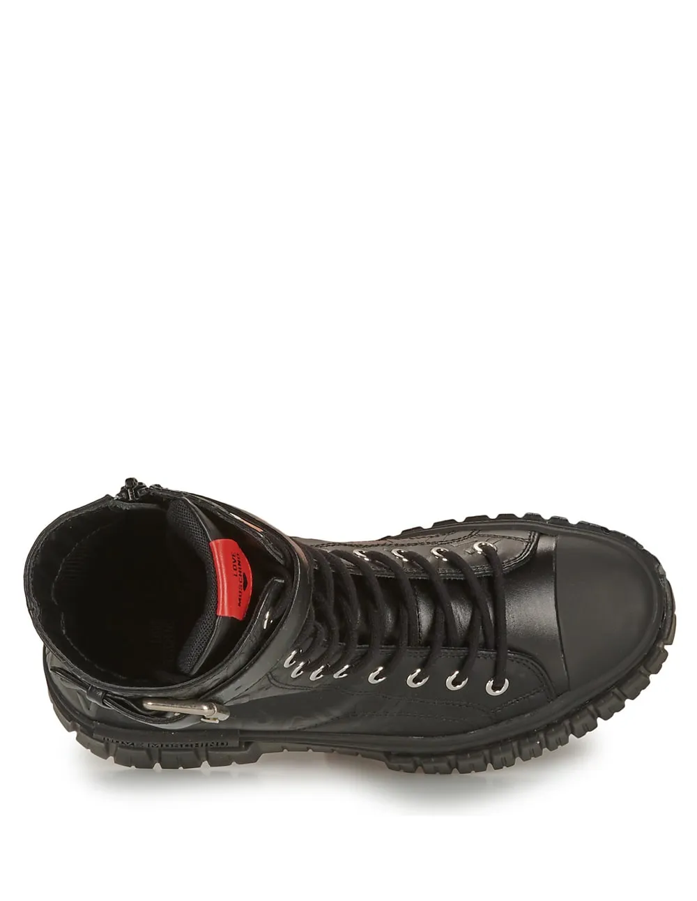 Botas Love Moschino Lovely Love Negras Mujer