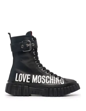 Botas Love Moschino Negras Mujer