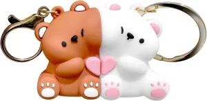 Couple Keychain, Matching Keychains Valentines Day Cute Couple Gifts for Girlfriend Boyfriend Couples Matching Keychain