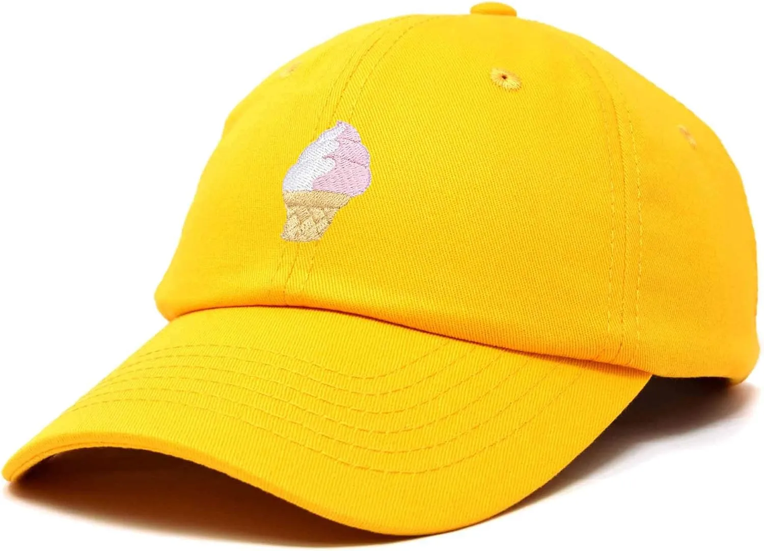 DALIX Soft Serve Ice Cream Hat Cotton Baseball Cap