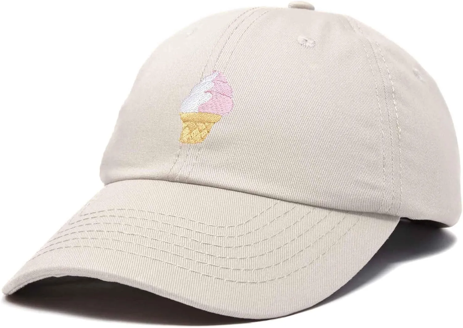 DALIX Soft Serve Ice Cream Hat Cotton Baseball Cap