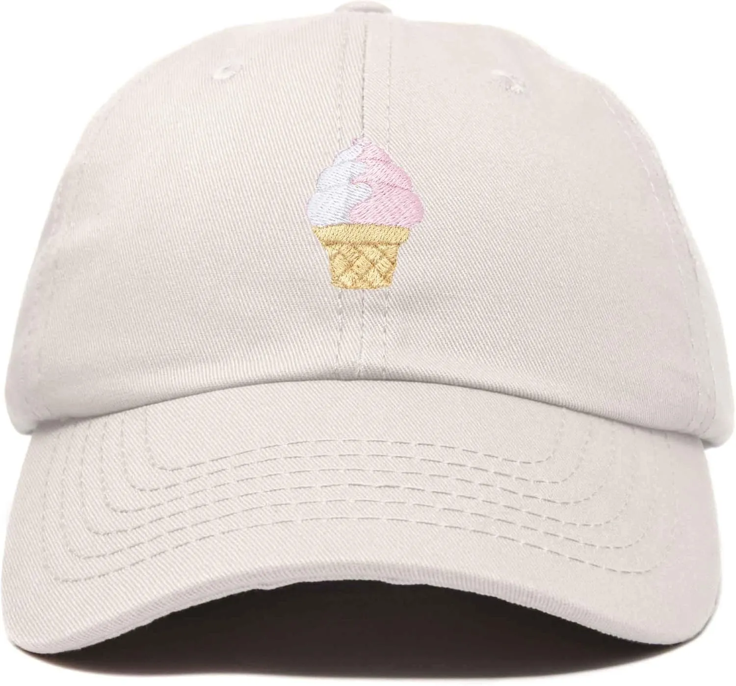 DALIX Soft Serve Ice Cream Hat Cotton Baseball Cap