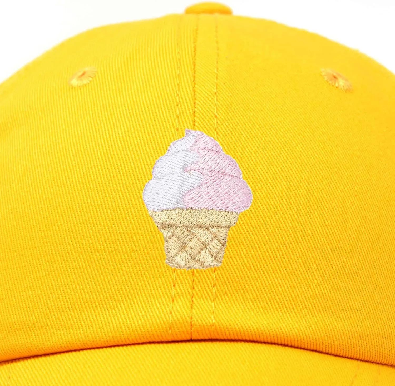 DALIX Soft Serve Ice Cream Hat Cotton Baseball Cap