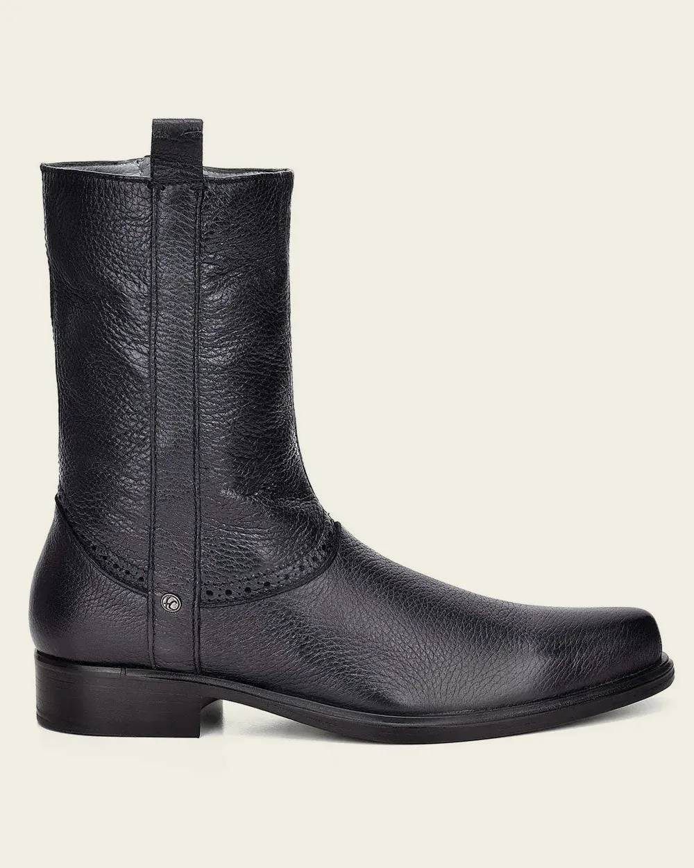 Dress hand-painted black boot