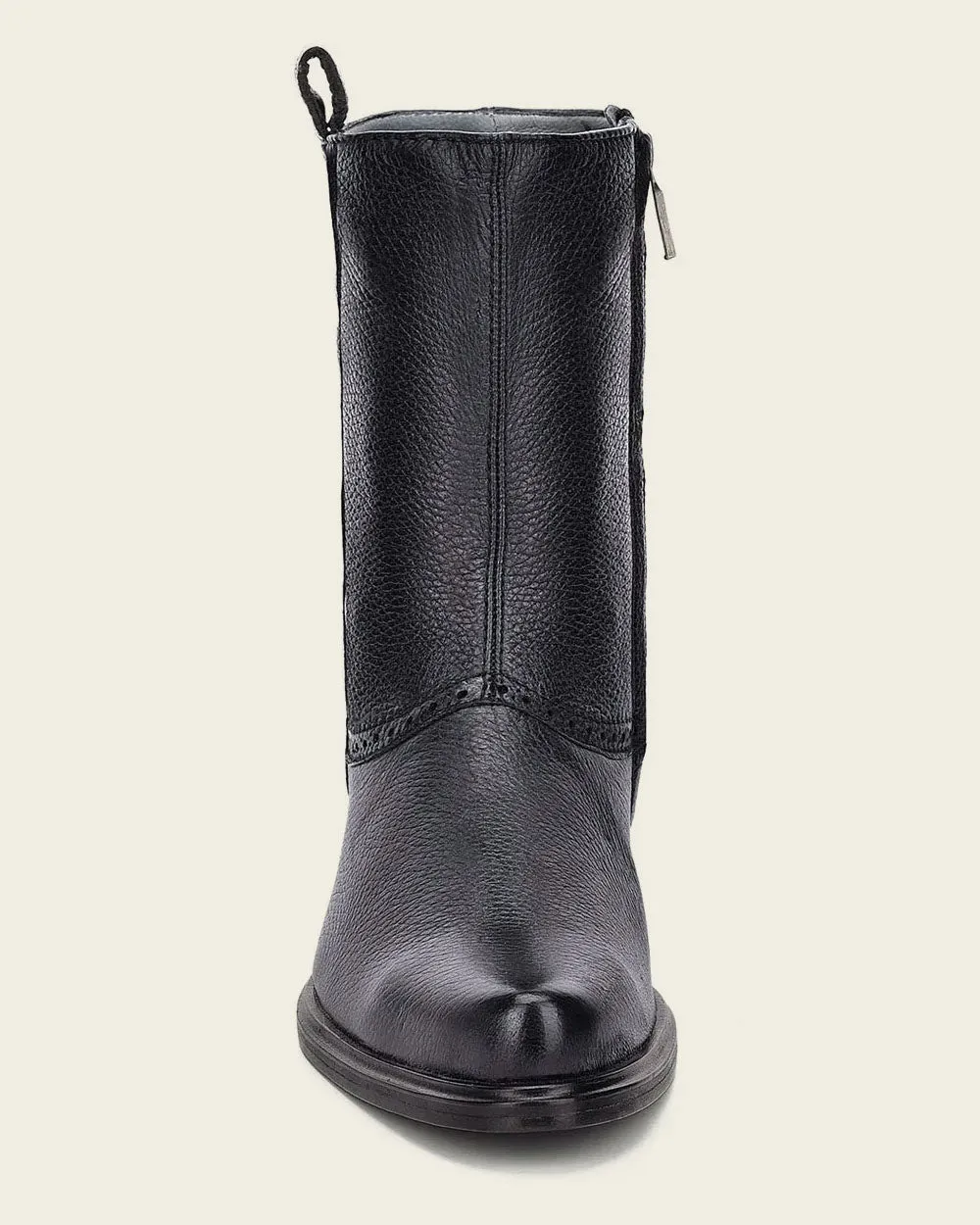 Dress hand-painted black boot