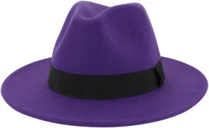 Fedora Sun Hat for Women Men Wide Brim Panama Hat Summer Beach Hat Fall Hats for Women 2024 Wide Brim Hats for Men