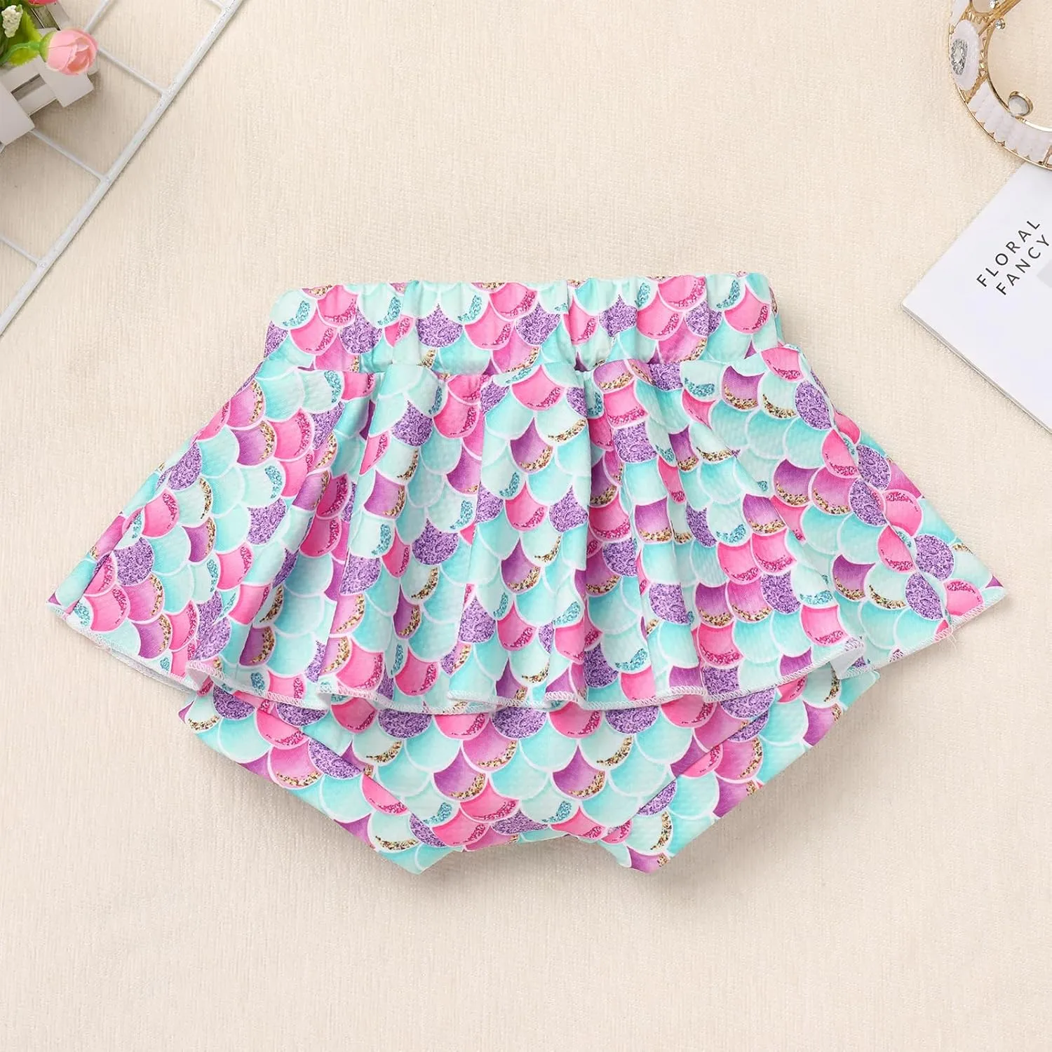 IMEKIS Baby Girls 1st Birthday Outfit Sunflower Peach Romper   Ruffled Shorts   Headband Set for Cake Smash Photo Shoot