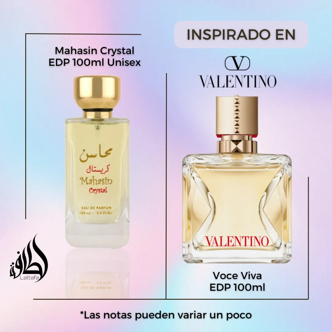 Mahasin Crystal Lattafa Edp 100ML Unisex