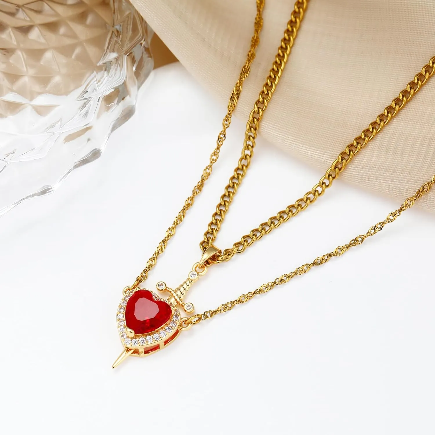 MISS RIGHT Gifts for Men Women Jewelry Couple Matching Necklaces for Women Dainty Couple Necklace His Hers Necklaces Jewelry Gift Sets for Bf Gf Friendship Sisterhood w Gift Box