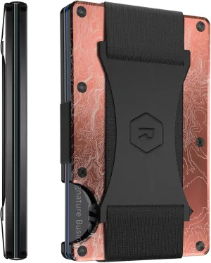 Ridge Wallets for Men - Slim Minimalist Wallet For Men, Front Pocket Wallets for Men, RFID Wallet For Men - Card Holder Wallet (The Narrows Topographic)