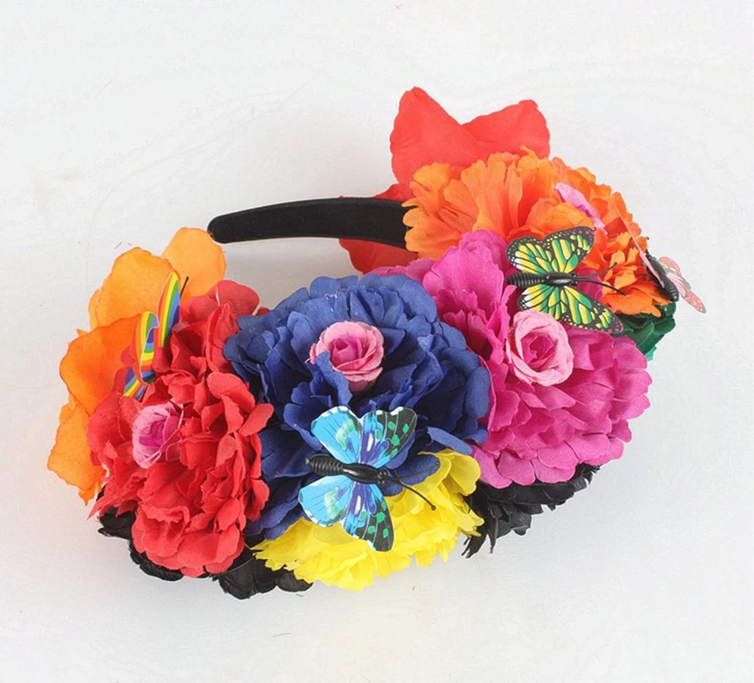 Rose Flower Crown Headband HalloweenCinco De Mayo Party Costume Headpiece NC26