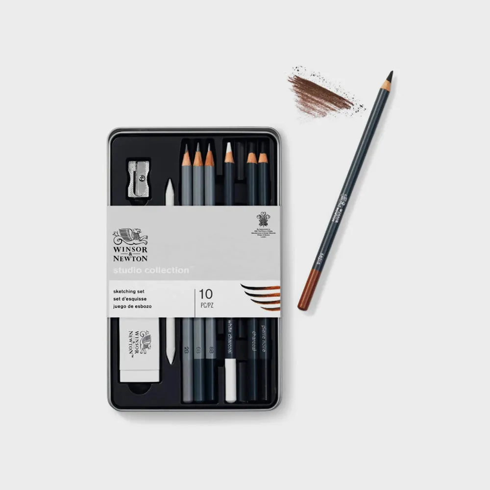 Set Esbozo WINSOR AND NEWTON Studio Collection 10 Piezas