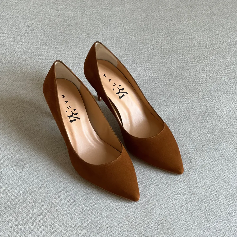 STILETTO MARÍA ANTE MARRÓN TACÓN 6CM