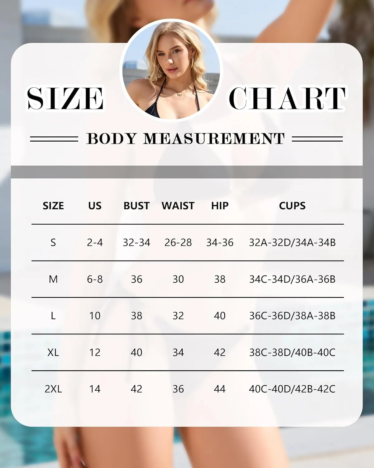 Women Two Piece Bikini Swimsuits Sexy Metal Ring Triangle Bikini Halter String Bathing Suits Adjustable Swimwear